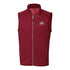 Ohio State Buckeyes Cutter & Buck Mainsail Sweater-Knit Scarlet Full Zip Vest - Front View
