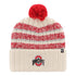 Ohio State Buckeyes Tavern Cream Knit Hat - In Cream - Front View