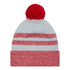 Ohio State Buckeyes Patch Gray Knit Hat - In Gray - Back View