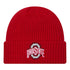 Ohio State Buckyes Prime Scarlet Knit Hat - In Scarlet - Front View