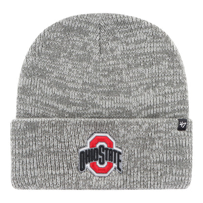 Ohio State Buckeyes Brain Freeze Cuff Knit Hat - Front View