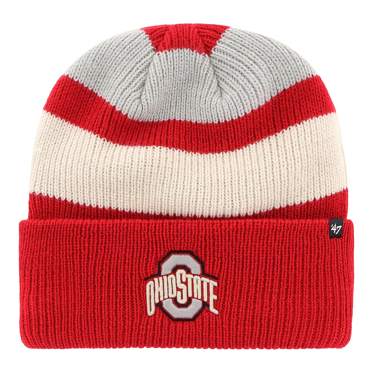 Ohio State Buckeyes Jennings Cuff Knit Hat - Front View