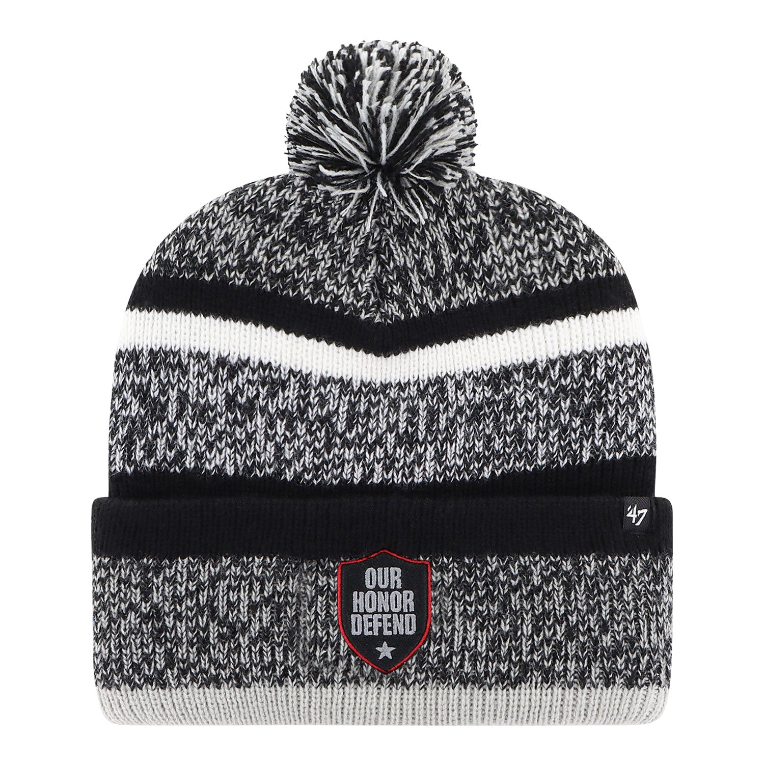 Ohio State Buckeyes Our Honor Defend Knit Hat - Front View