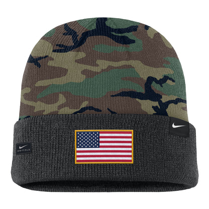 Ohio State Buckeyes Nike Military Cuff Knit Hat - Back View