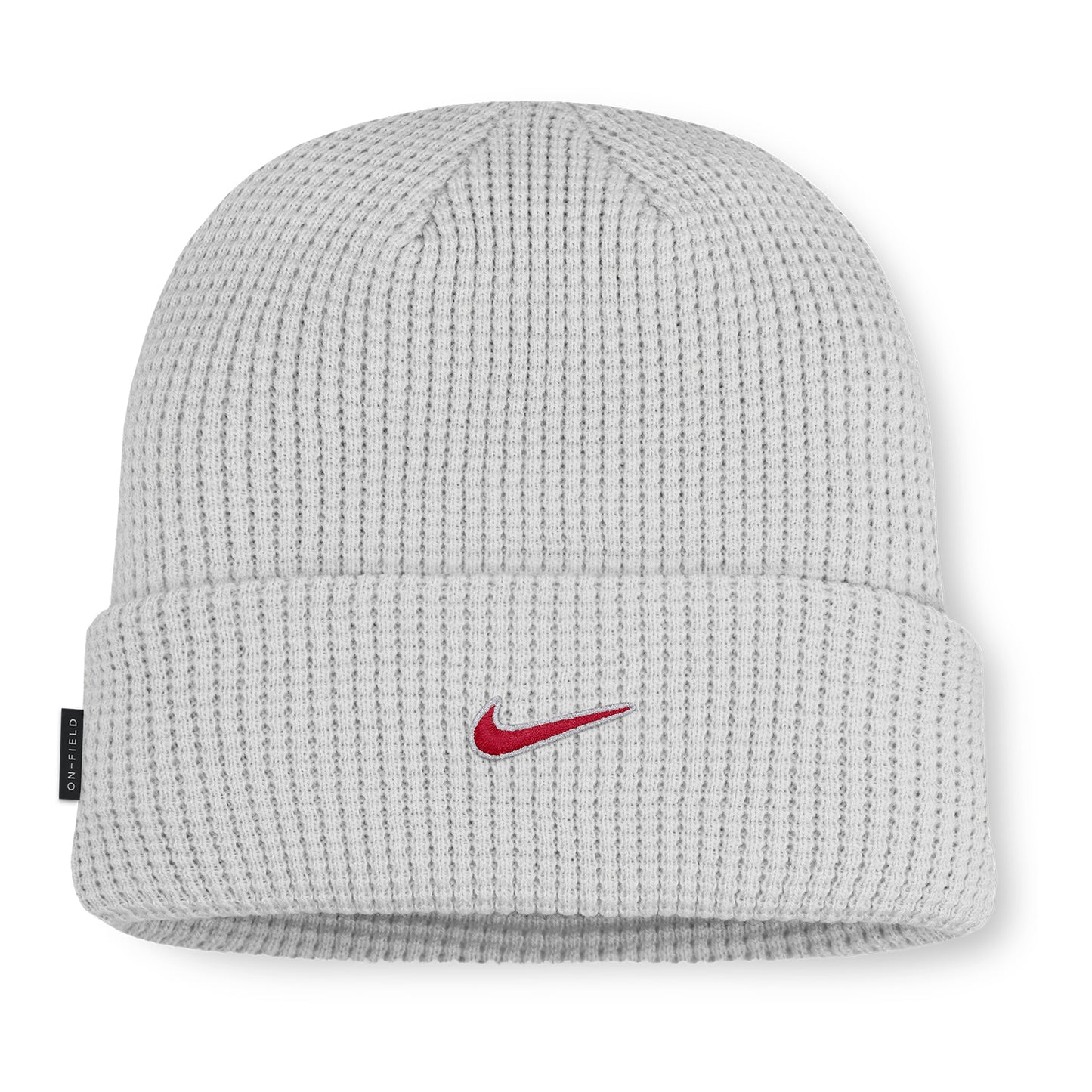 Ohio State Buckeyes Nike Off Field Cuff  Beanie In White - Back View