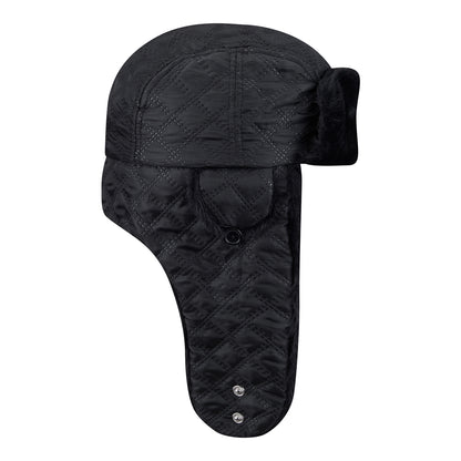 Ohio State Buckeyes New Era Quilted Trapper Hat - Right Side