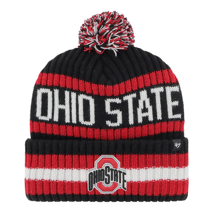 Ohio State Buckeyes 47 Brand Bering Pom Knit - Front