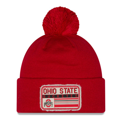 Ohio State Buckeyes New Era Patch Knit - Front View