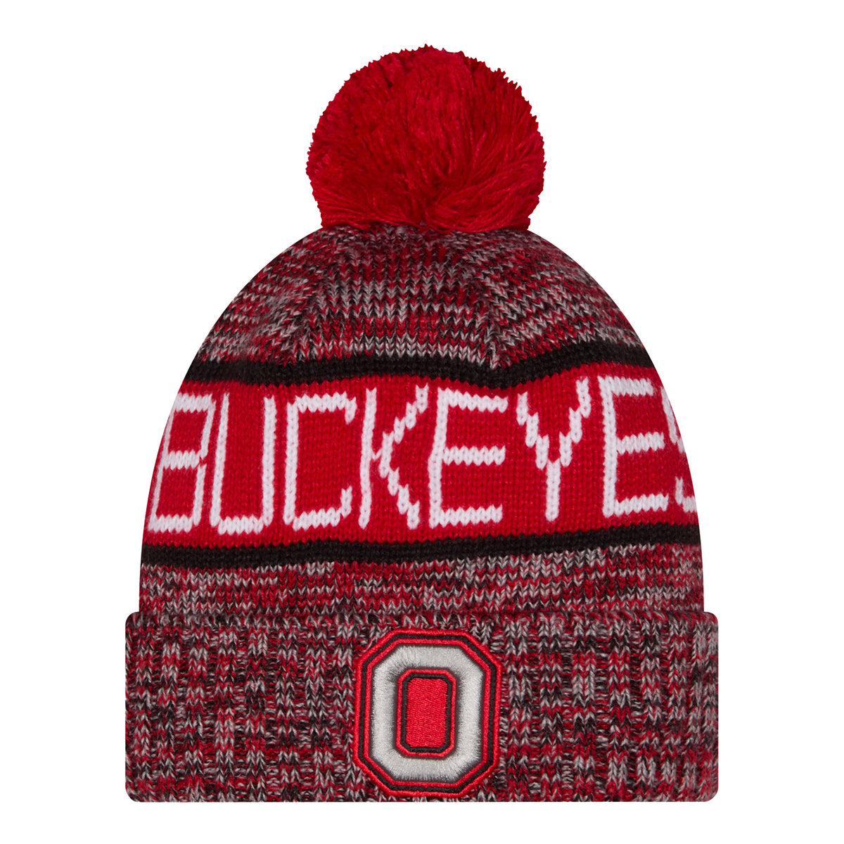 Ohio State Buckeyes New Era Tri-Pattern Knit - Front View