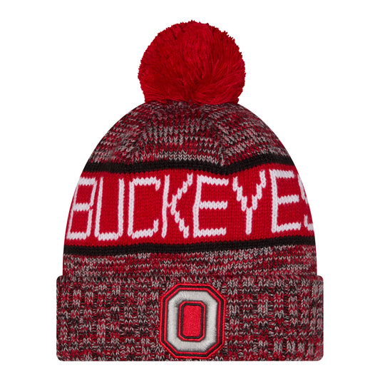 Ohio State Buckeyes New Era Tri-Pattern Knit - Front View