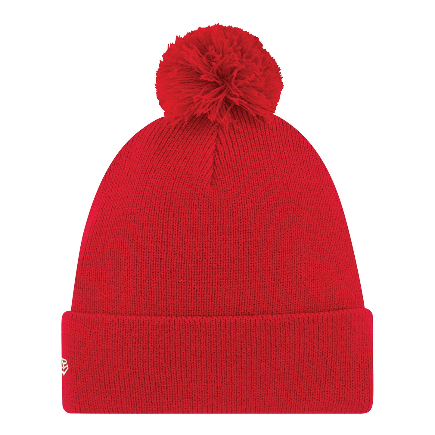 Ohio State Buckeyes New Era Women's Hockey Pom Cuff Knit - Back View