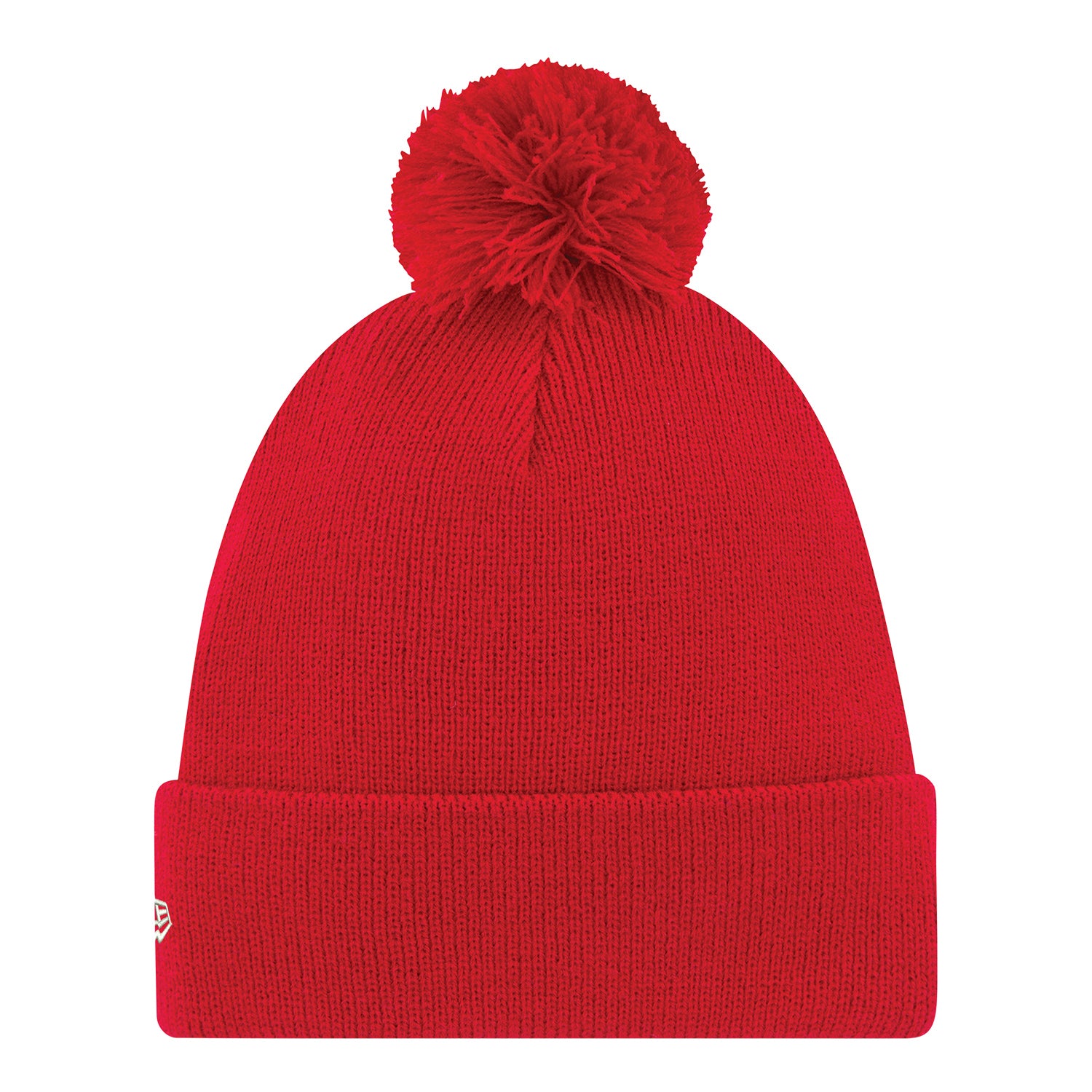 Ohio State Buckeyes New Era Women's Hockey Pom Cuff Knit - Back View