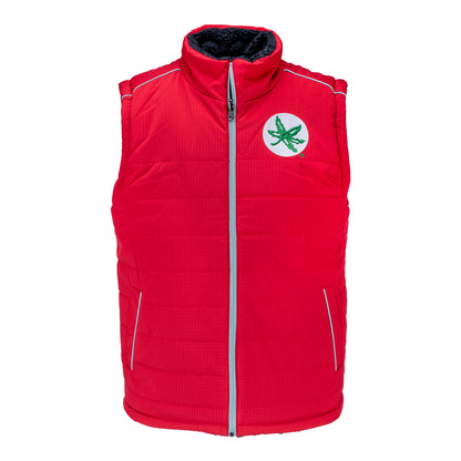 Ohio State Buckeyes G III Reversible Full Zip Vest - Alternate Front View