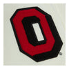 Ohio State Buckeyes Retro Chainstitch Natural Pant - In Cream - Up Close Detail View