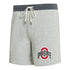 Ohio State Buckeyes Domain French Terry Gray Shorts - Front View