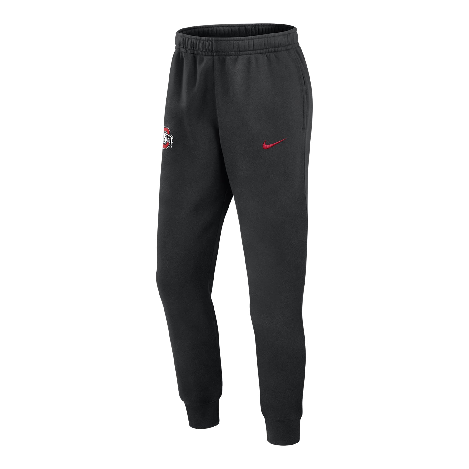 Ohio State Buckeyes Nike Sideline Club Black Pants - Left View