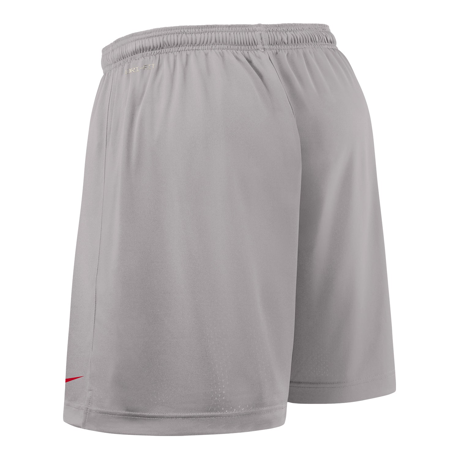 Ohio State Buckeyes Nike Knit Reversible Red/Gray Shorts - Grey Style Back View