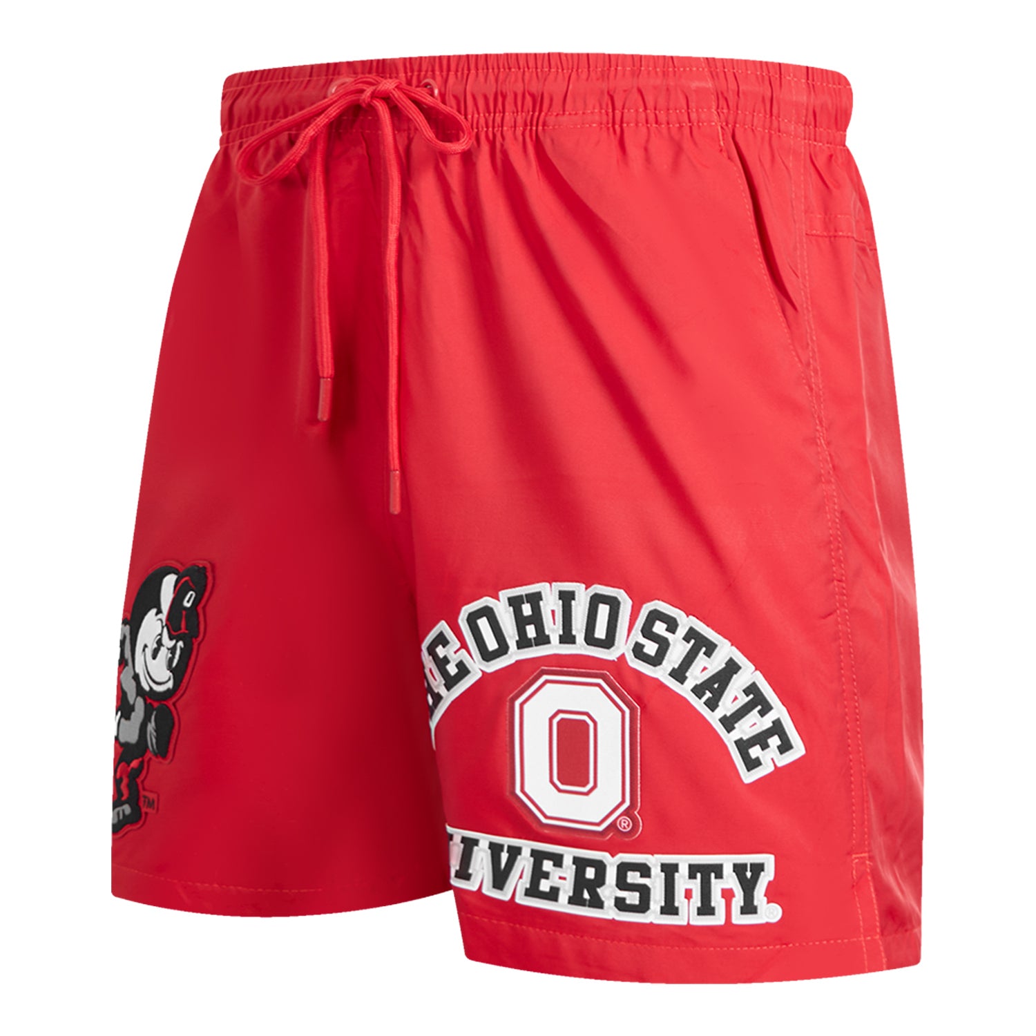 Ohio State Buckeyes Pro Standard Brutus Shorts In Scarlet - Front Side View