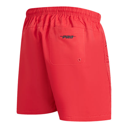 Ohio State Buckeyes Pro Standard Brutus Shorts In Scarlet - Back Side View