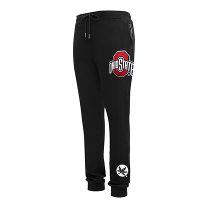 Ohio State Buckeyes Prostandard Classic Jogger Sweatpants In Black - Front View