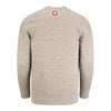 Ohio State Buckeyes Deboss The Ohio State Crew Neck - In Tan - Back View