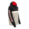 Ohio State Buckeyes 1/2 Zip Color Block Hood - In Black - Angled Right View