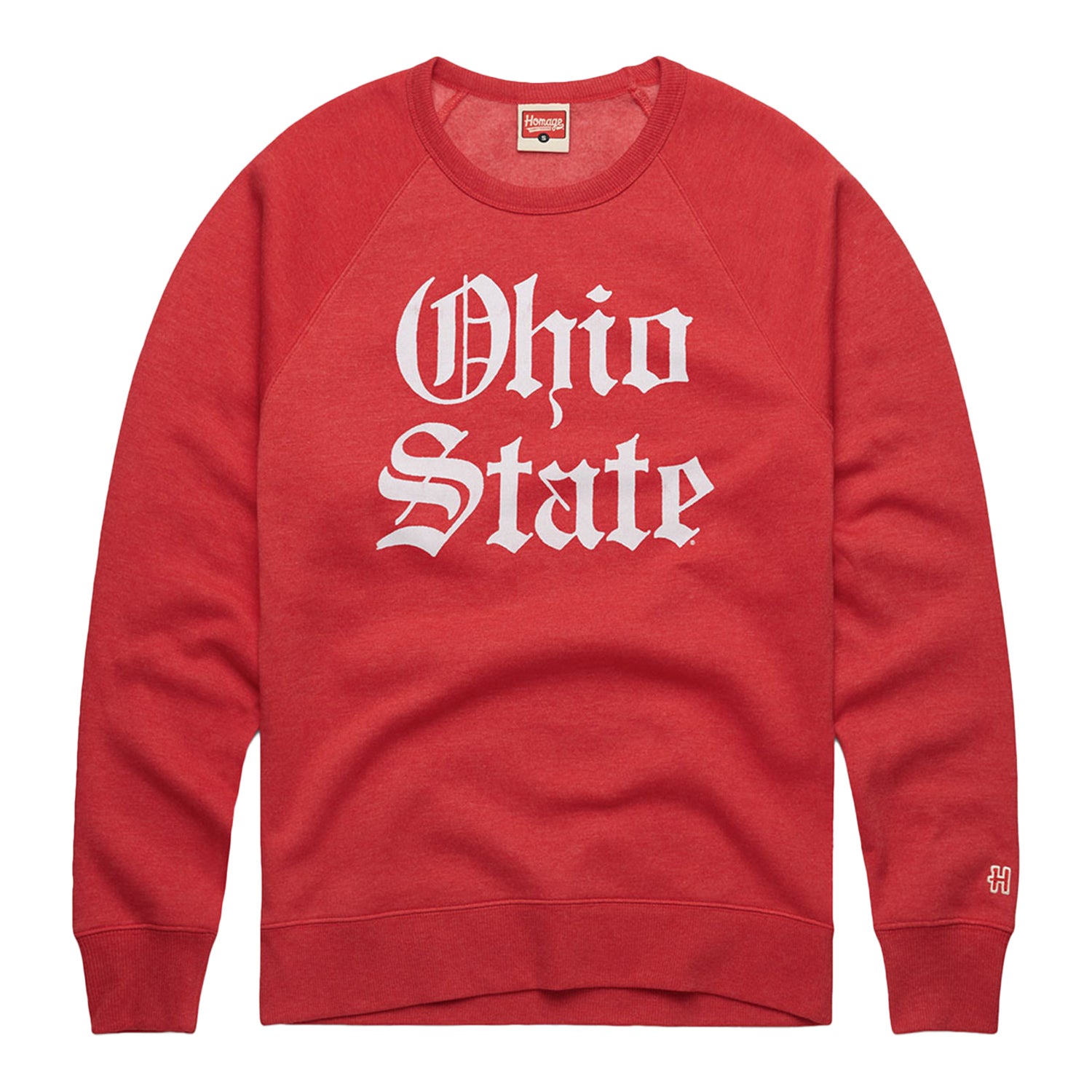Ohio State Buckeyes Olde English Crew Neck Sweatshirt