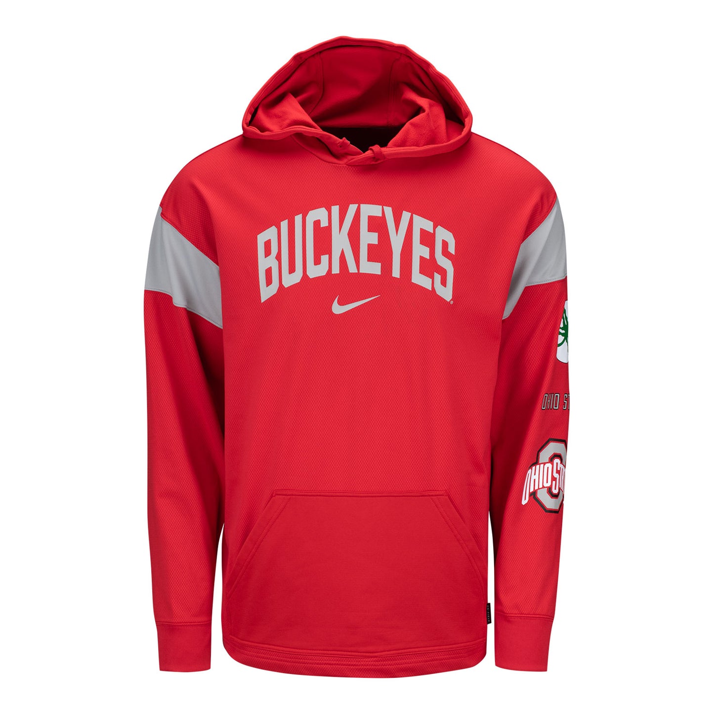 Ohio State Buckeyes Nike Hood Off Field Scarlet Sweatshirt - Front View