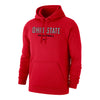 Ohio State Buckeyes Nike Volleyball Club Fleece Scarlet Hooded Sweatshirt