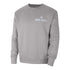 Ohio State Buckeyes Nike Heavy Fleece Team Issue Authentic Gray Crewneck Sweatshirt - Front View