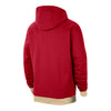 Ohio State Buckeyes Nike Retro Fleece Hooded Sweatshirt - In Scarlet - Back View