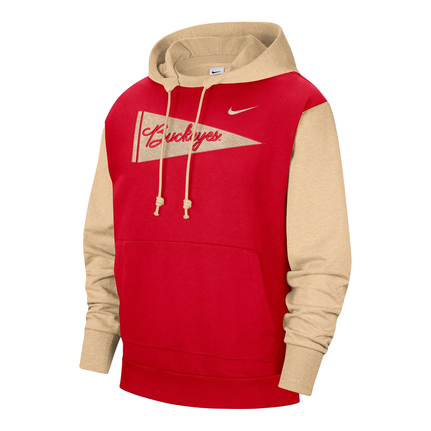 Ohio State Buckeyes Nike Standard Issue Pennant Scarlet Sweatshirt - Front View