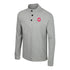 Ohio State Buckeyes Power Shortage 3 Button Gray Sweater - In Gray - Front View
