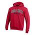 Ohio State Buckeyes Twill Arch Powerblend Scarlet Hood - In Scarlet - Front View