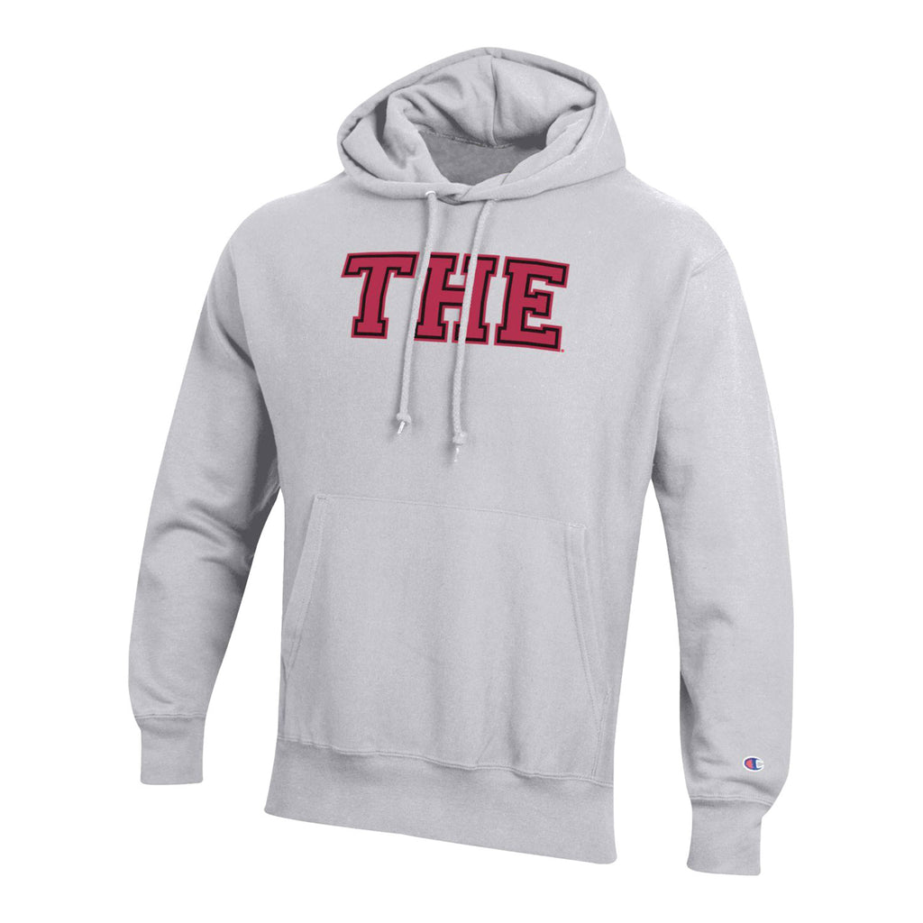 Ohio State Buckeyes THE Reverse Weave Gray Hood | Shop OSU Buckeyes