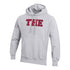 Ohio State Buckeyes THE Reverse Weave Gray Hood - In Gray - Front View
