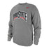Ohio State Buckeyes Tackle Twill Gray Crewneck Sweatshirt - In Gray - Front View