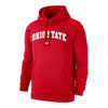 Ohio State Buckeyes Tackle Twill Scarlet Hooded Sweatshirt