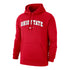 Ohio State Buckeyes Tackle Twill Scarlet Hooded Sweatshirt - In Scarlet - Front View