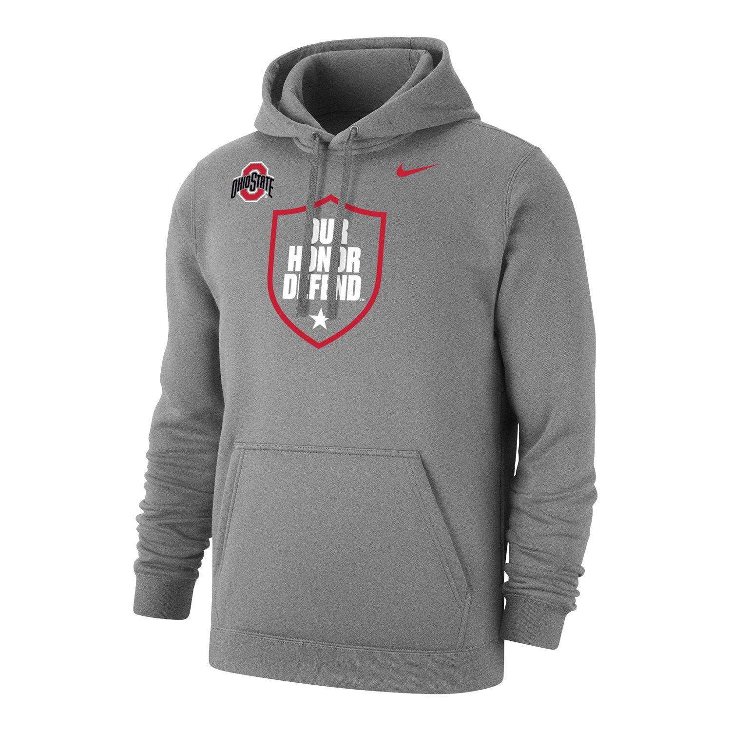 Ohio State Buckeyes Nike Our Honor Defend™ Shield Gray Hood | Shop OSU ...