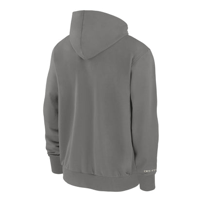 Ohio State Buckeyes Nike Sideline Player Full Zip Gray Sweatshirt - Back View