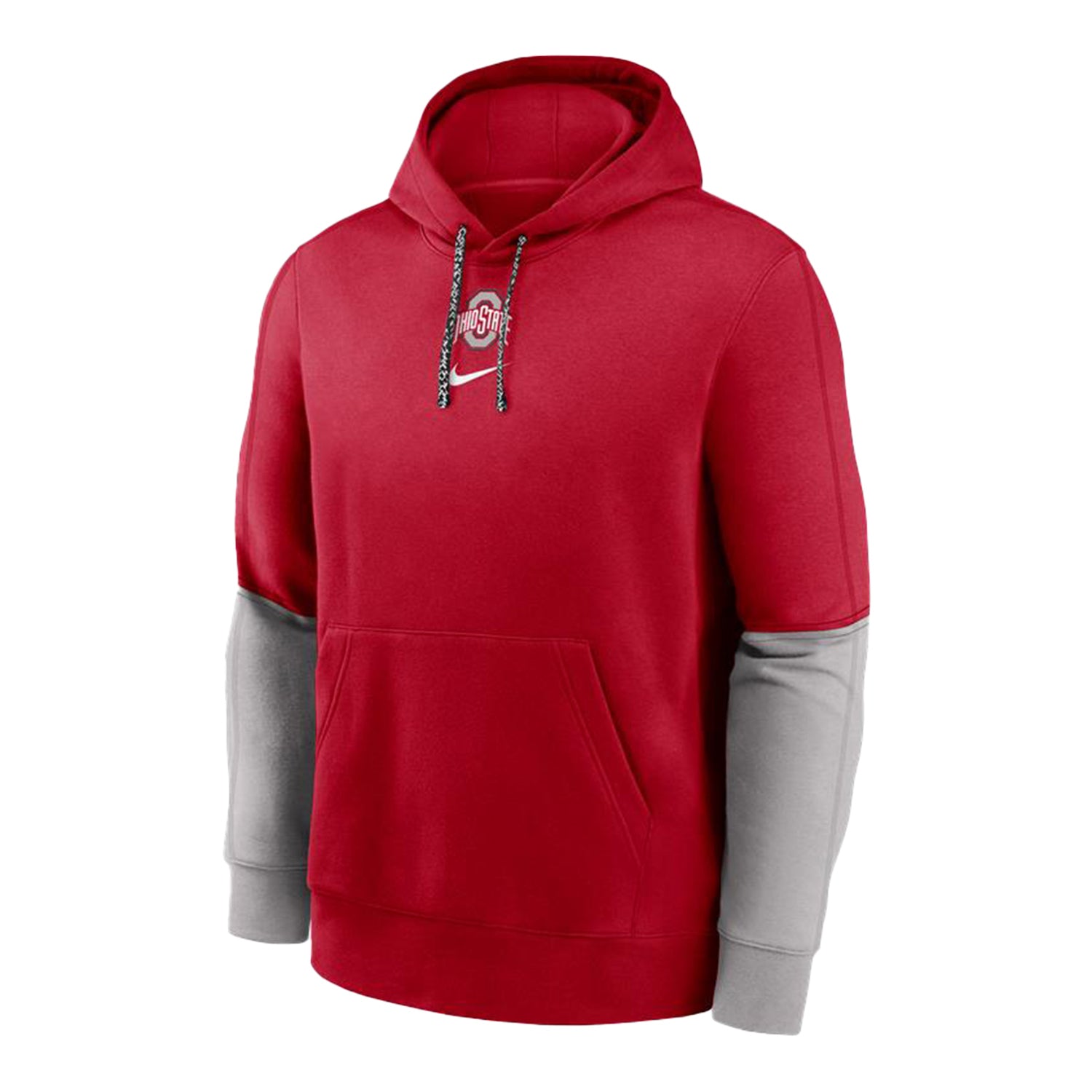 Ohio State Buckeyes Nike Sideline Club Scarlet Sweatshirt - Front View