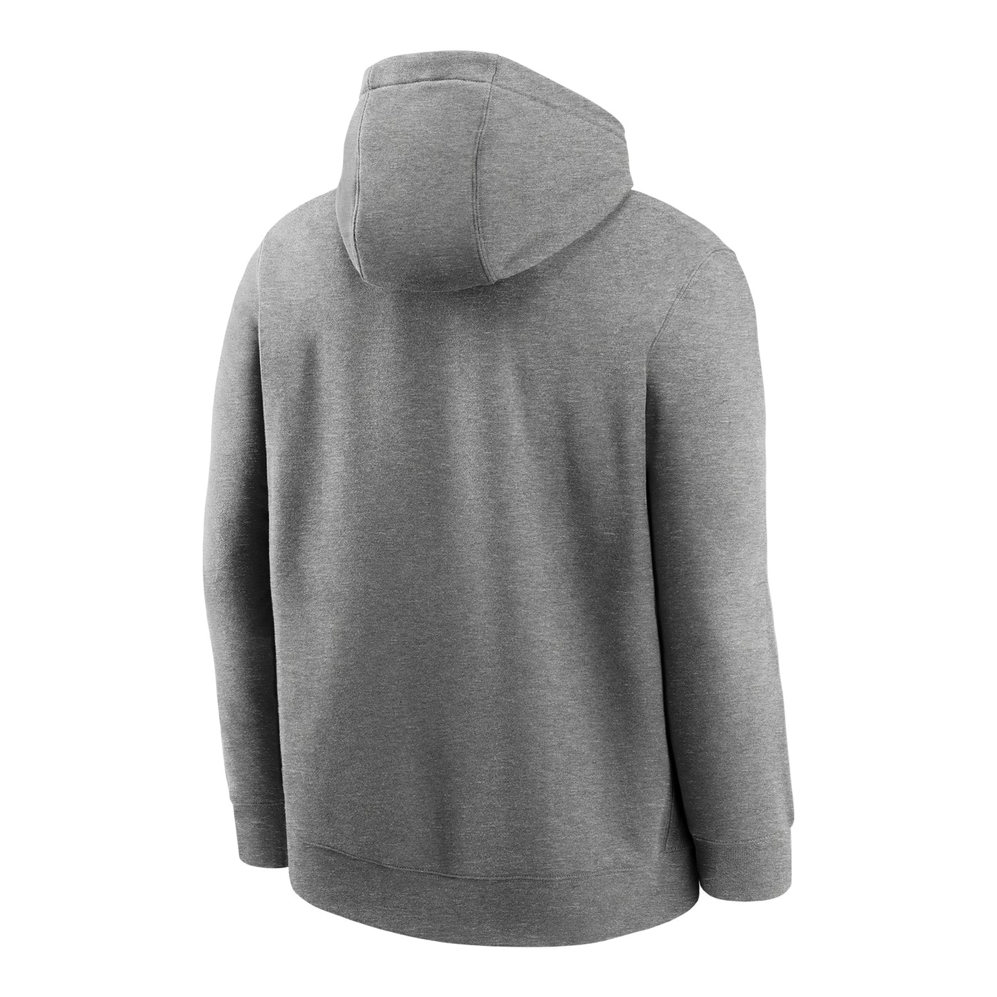 Ohio State Buckeyes Nike Club Fleece Primary Gray Sweatshirt - Back View