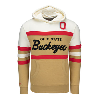 Ohio State Buckeyes Mitchell & Ness Head Coach Pullover Sweatshirt - Front View