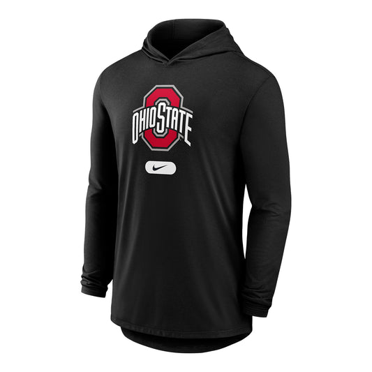 Ohio State Nike Primary Logo Black Sweatshirt - Front View