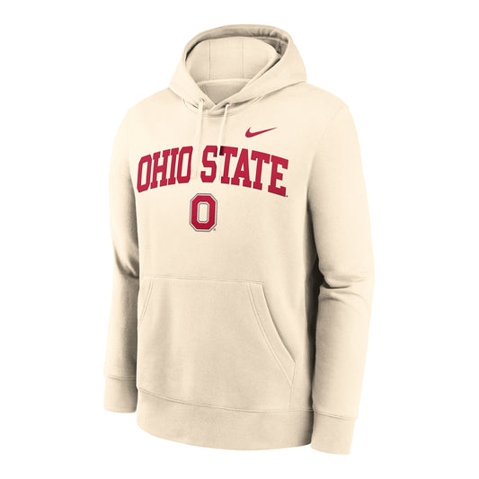 Ohio State Buckeyes Nike Primary Wordmark Sweatshirt - Front View