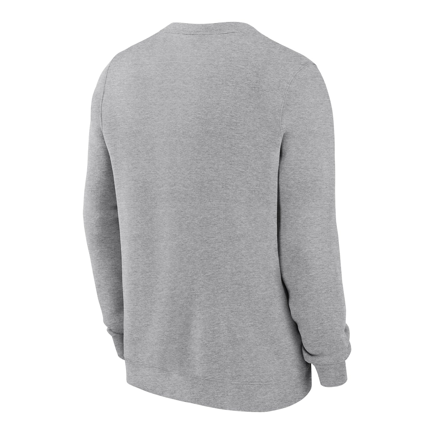 Ohio State Buckeyes Nike Classic Arch Fleece Crewneck In Gray - Back View