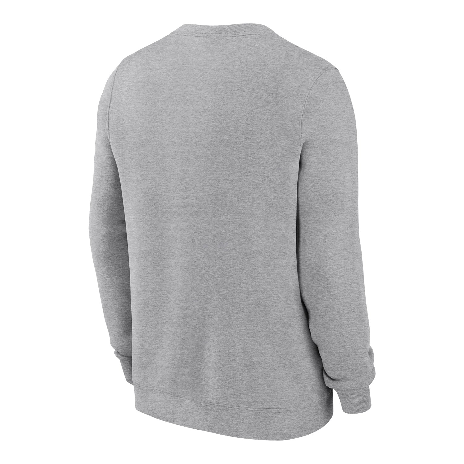 Ohio State Buckeyes Nike Classic Arch Fleece Crewneck In Gray - Back View