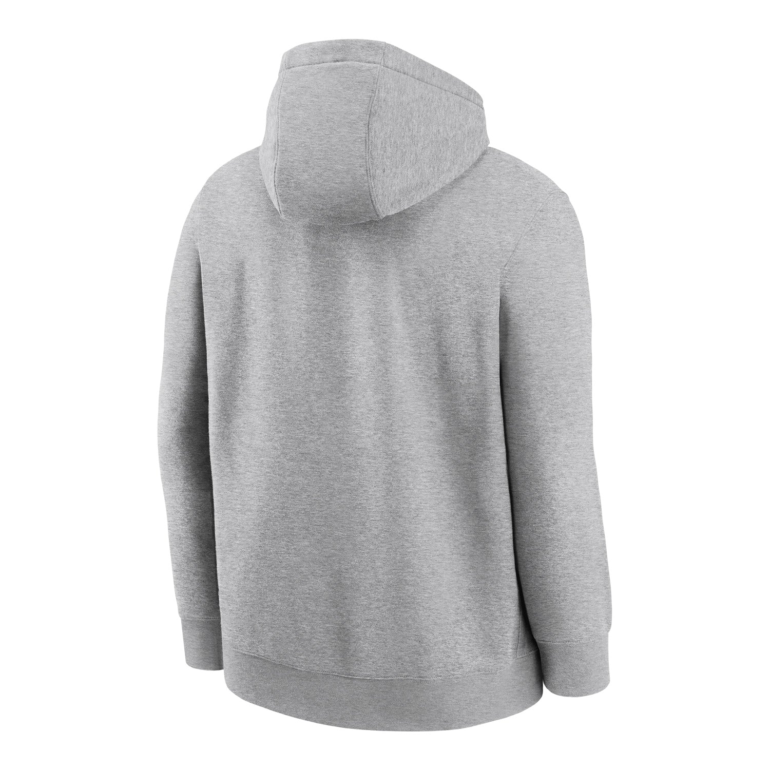 Ohio State Buckeyes Nike Classic Arch Fleece Hoodie In Gray - Back View