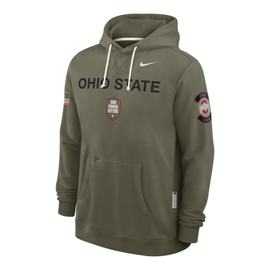 Ohio State Buckeyes Nike Our Honor Defend Standard Issue Hoodie In Green - Front View
